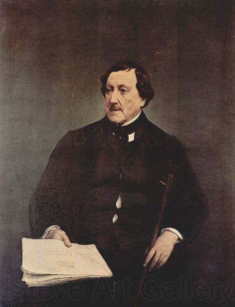 Francesco Hayez Portrait of Gioacchino Rossini France oil painting art